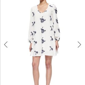 Free People Emma's Printed Long-Sleeve Dress